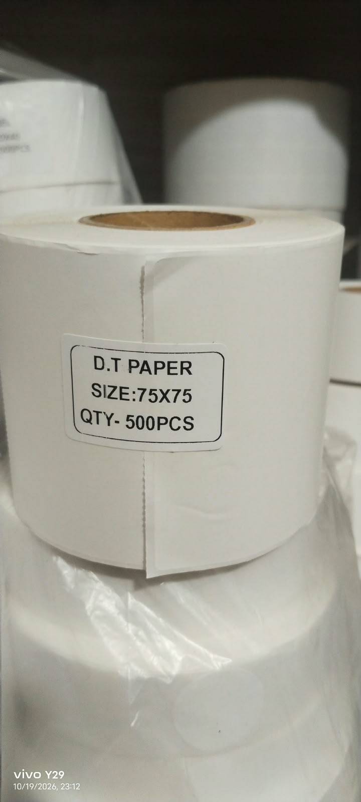 75#75M DT,500 PCS ROLL