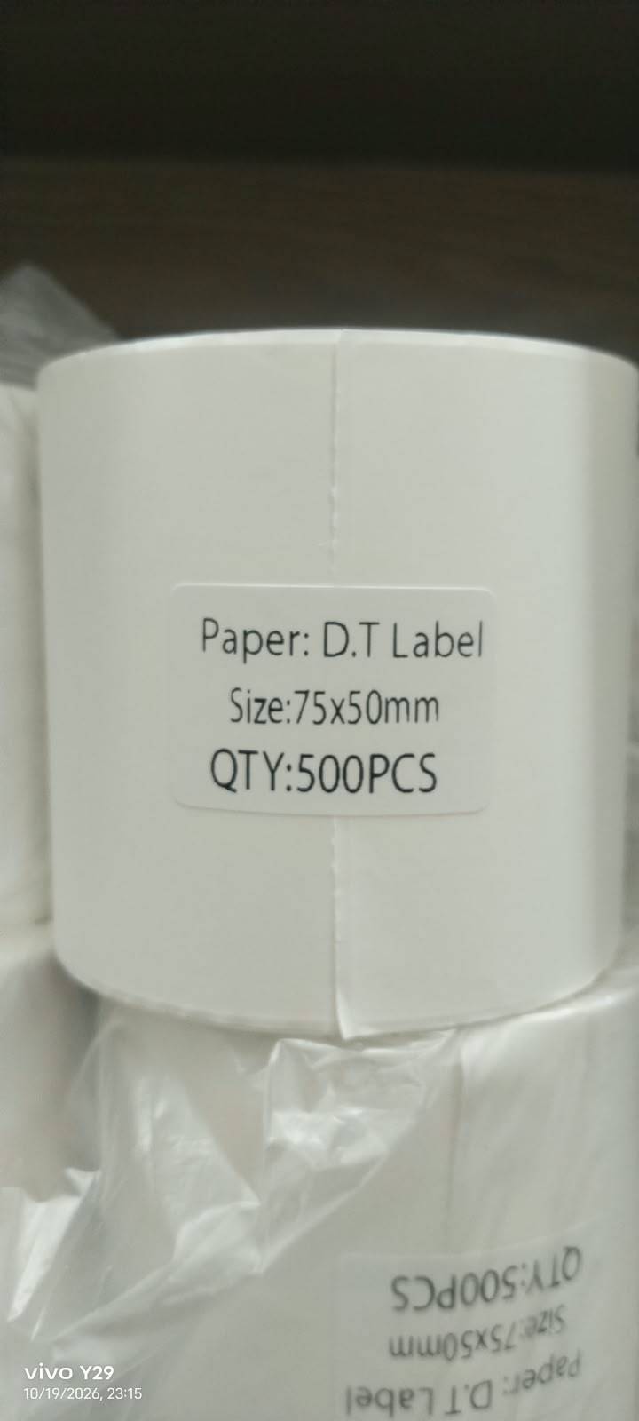 75#50M DT,500PCS ROLL