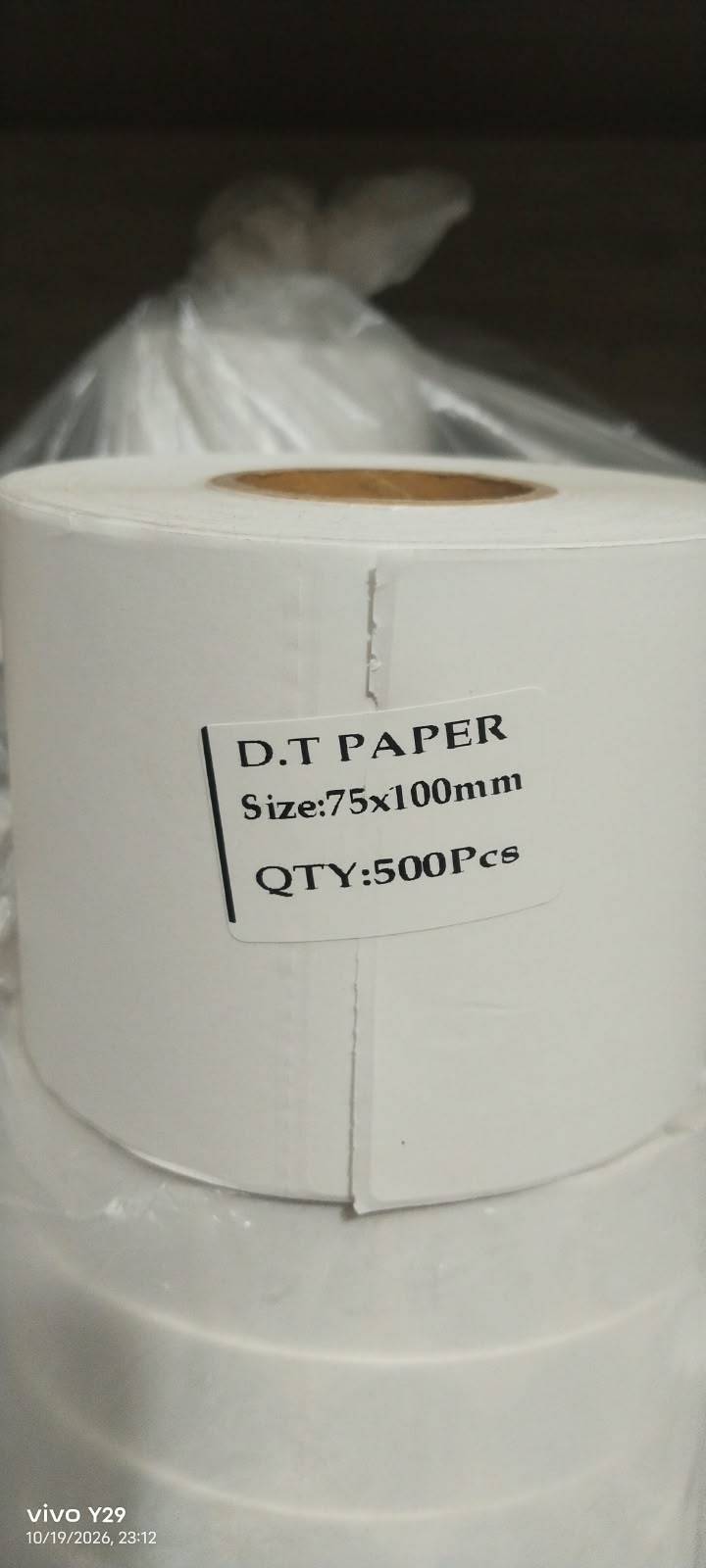 75#100M DT 500 PCS ROLL